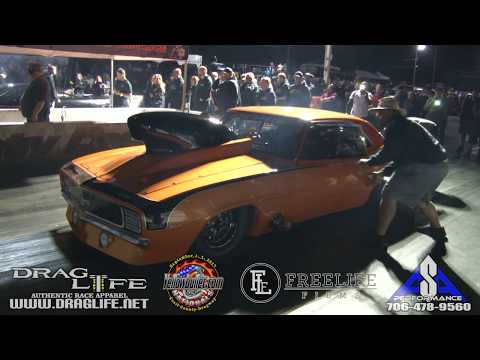 Brian Chin in "The Juice" Outlaw 10.5 Nitrous Camaro!!