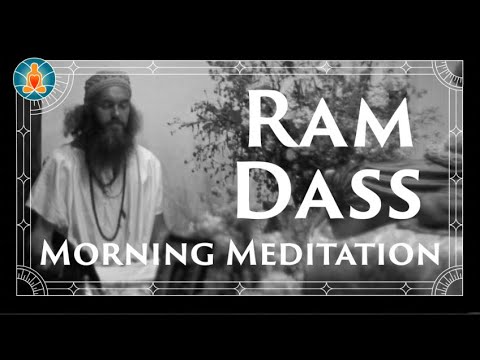 Ram Dass | Morning Meditation | [Black Screen / No Music / Full Lecture]