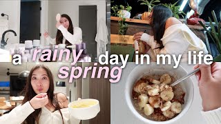 a cozy vlog: rainy days, coffee + brunch with friends, answering questions