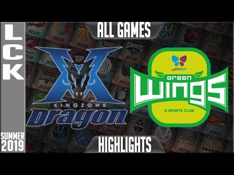 KZ vs JAG Highlights ALL GAMES | LCK Summer 2019 Week 3 Day 1 | King-Zone DragonX vs Jin Air