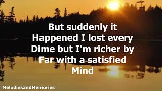 A Satisfied Mind by Porter Wagoner - 1955 (with lyrics)