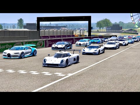 Ultima RS 2020 vs Hypercars - Le Mans 24h Circuit