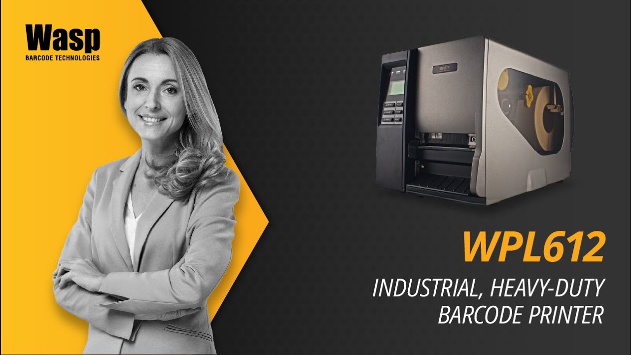 Barcode Printer: WPL612 Industrial Printer | Wasp Barcode Technologies