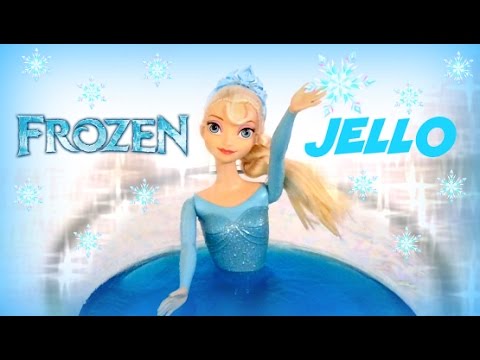 FROZEN ELSA JELLO POPSICLES - ice lolly block pop - disney movie princess Elsa Anna