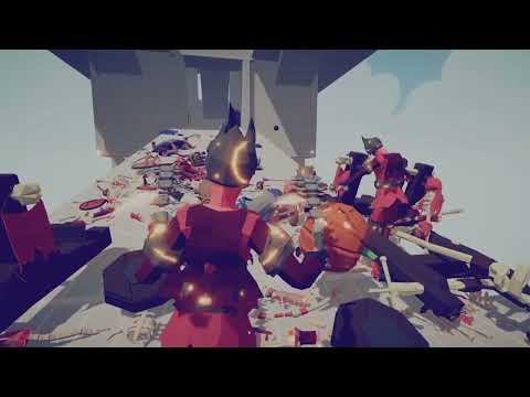 TABS. Medieval knights VS undead army