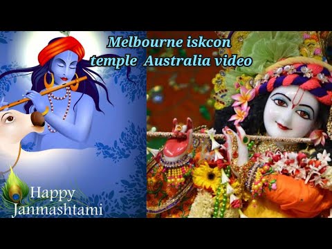Krishna janmastami coming soon |melbourne iskcon temple Australia Video|Happy Janmastami|radhe radhe