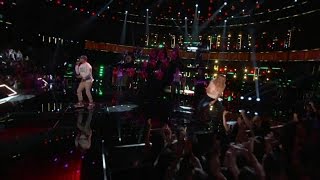 The Voice US Live Finale - Hannah Huston and Pharrell Williams &quot;Brand New&quot;