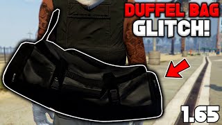 Easiest Method On How To Get The Jet Black Duffel Bag In Gta 5 Online 1.65!