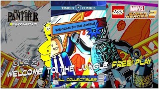 Lego Marvel Superheroes 2: Black Panther Movie DLC FREE PLAY (All Collectibles) - HTG
