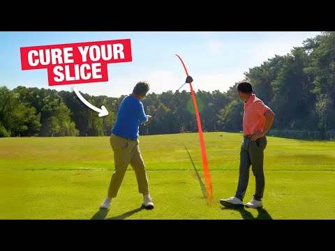Fix your SLICE and more! Dan talks SIMPLE swing fixes with World Trickshot Champion, Geoff Swain!