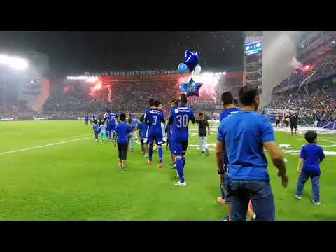 Emelec Final 2017  Recibimiento Espectacular