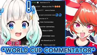 World Cup Commentator Kiara Visiting Mint Mid-Stream