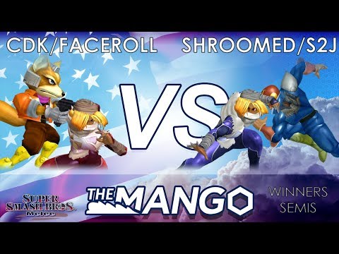 The Mango - CDK / Captain Faceroll (Red) VS Shroomed / S2J (Blue) - SSBM Winners Semis