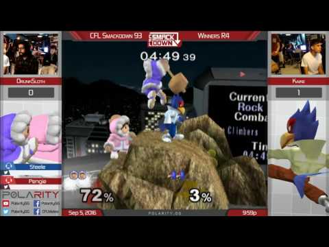 CFL Smackdown 93 Melee - Drunksloth (ICs) vs Kaike (Falco) - Winners R4