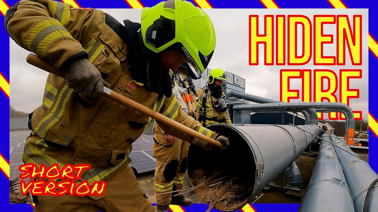 🔥 Vonk in afzuiginstallatie bijna grote brand – Brandweer Lunteren grijpt op tijd in 🚒