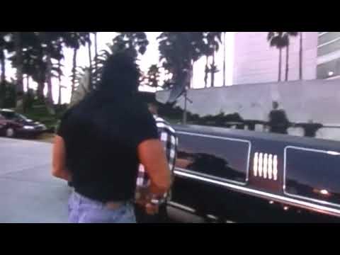 Konan Gets Out of the nWo Limo with Syxx, Kevin Nash & Scott Hall Wearing Dazzy Duks Daisy Dukes 97