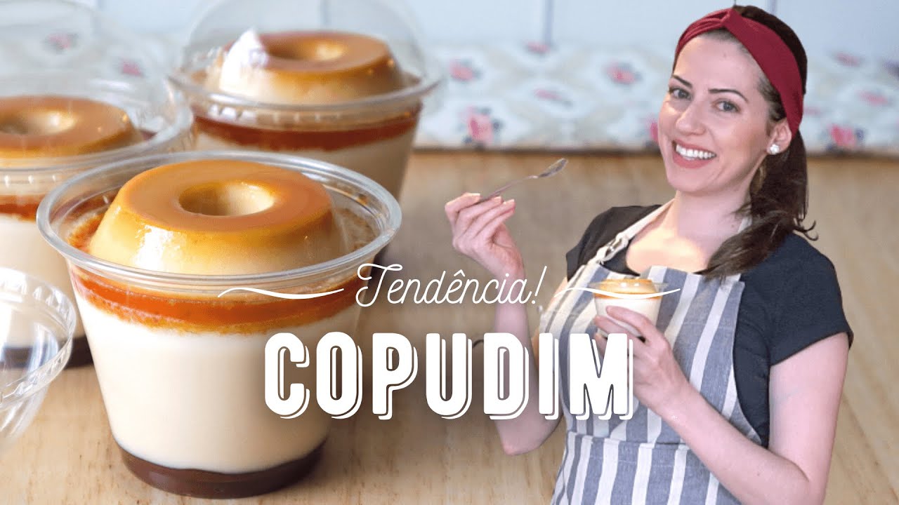 CoPudim da Felicidade - Mini Pudim de Copo, Ideia Diferente Para Vender!