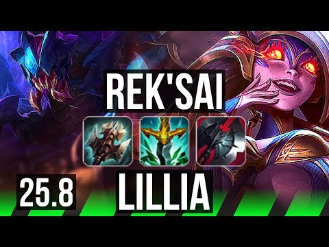 REK'SAI vs LILLIA (JGL) | EUW Diamond | 25.8