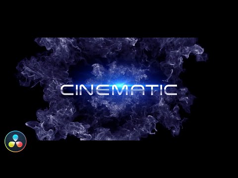 New Cinematic Title - DaVinci Resolve Tutorial - No Plugins