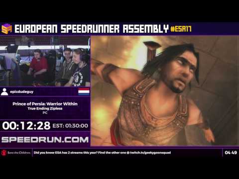 #ESA17 Speedruns - Prince of Persia: Warrior Within [True Ending Zipless] by epicdudeguy
