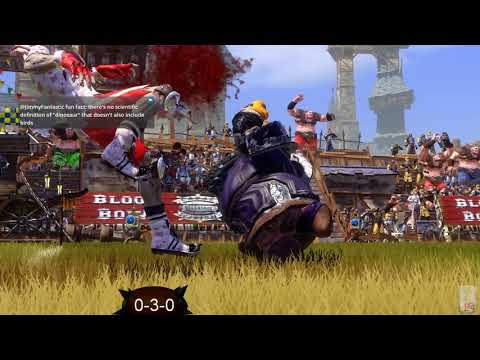 Blood Bowl 2 -Never Give Up! Game 4 - Chaos Dwarves vs. Necromantic