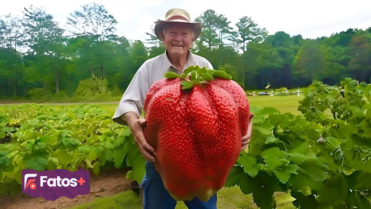 20 maiores frutas e vegetais já registrados, o último é INACREDITAVÉL!!!