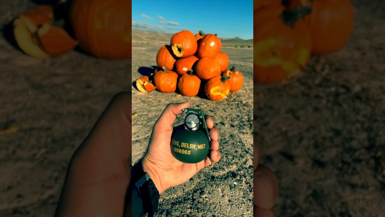 Grenade vs Pumpkins 🎃
