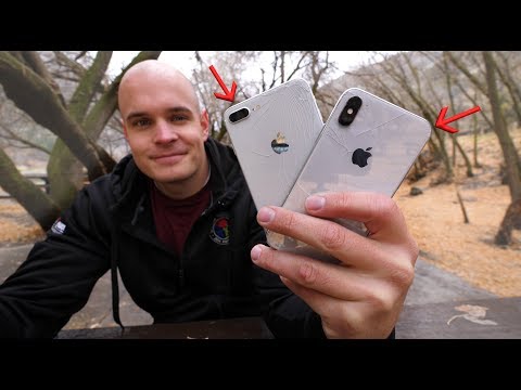 iPhone X DROP TEST - The most Expensive glass ever on a smartphone!! Video