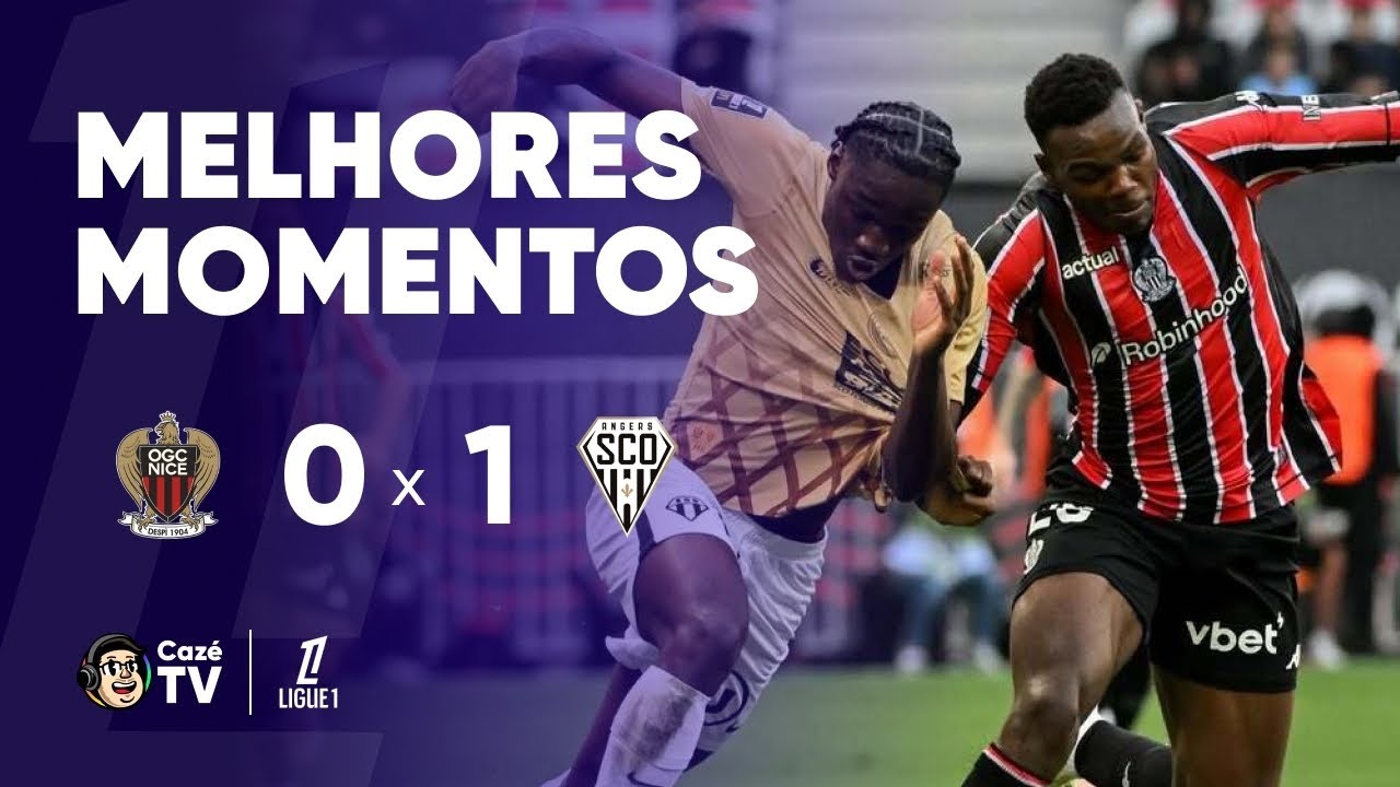 MELHORES MOMENTOS: NICE 0 X 1 ANGERS | LIGUE 1 2025/2026 | 15ª RODADA