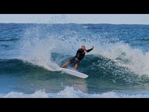 Fast & Loose | Kelly Slater riding a 5 fin Webber.