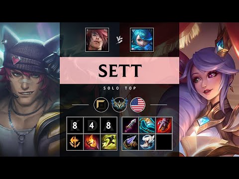 Sett Top vs Gwen - NA Challenger Patch 25.07