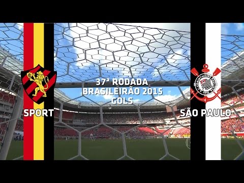 Gols - Sport 2 x 0 Corinthians - Brasileirão - 29/11/2015
