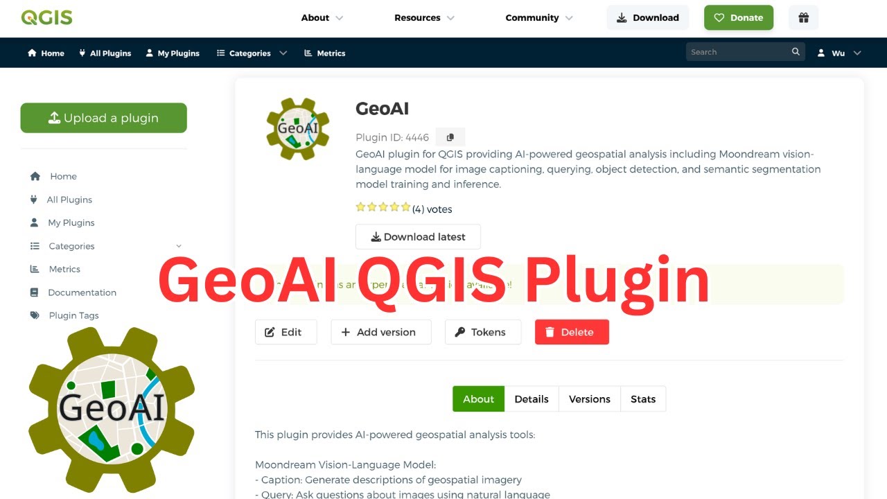 How to Install the New GeoAI Plugin in QGIS (Official Release)