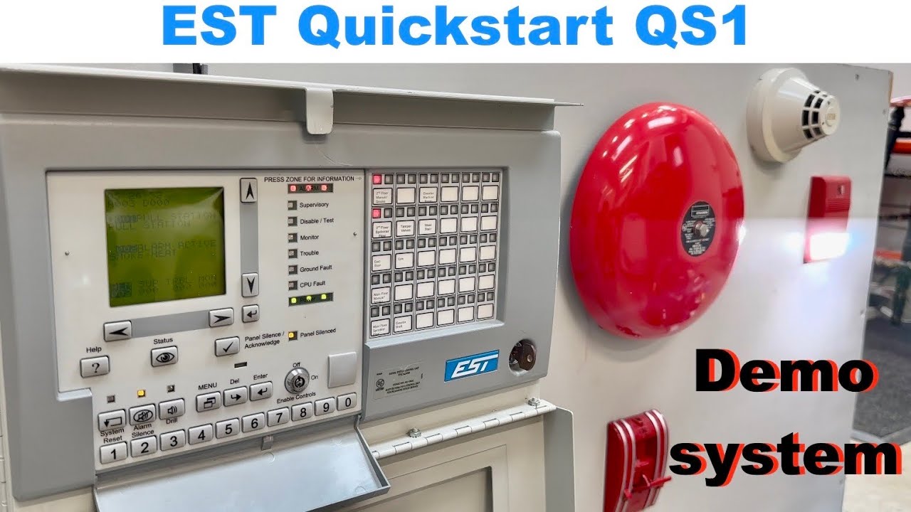 EST QuickStart QS1 demo fire alarm system