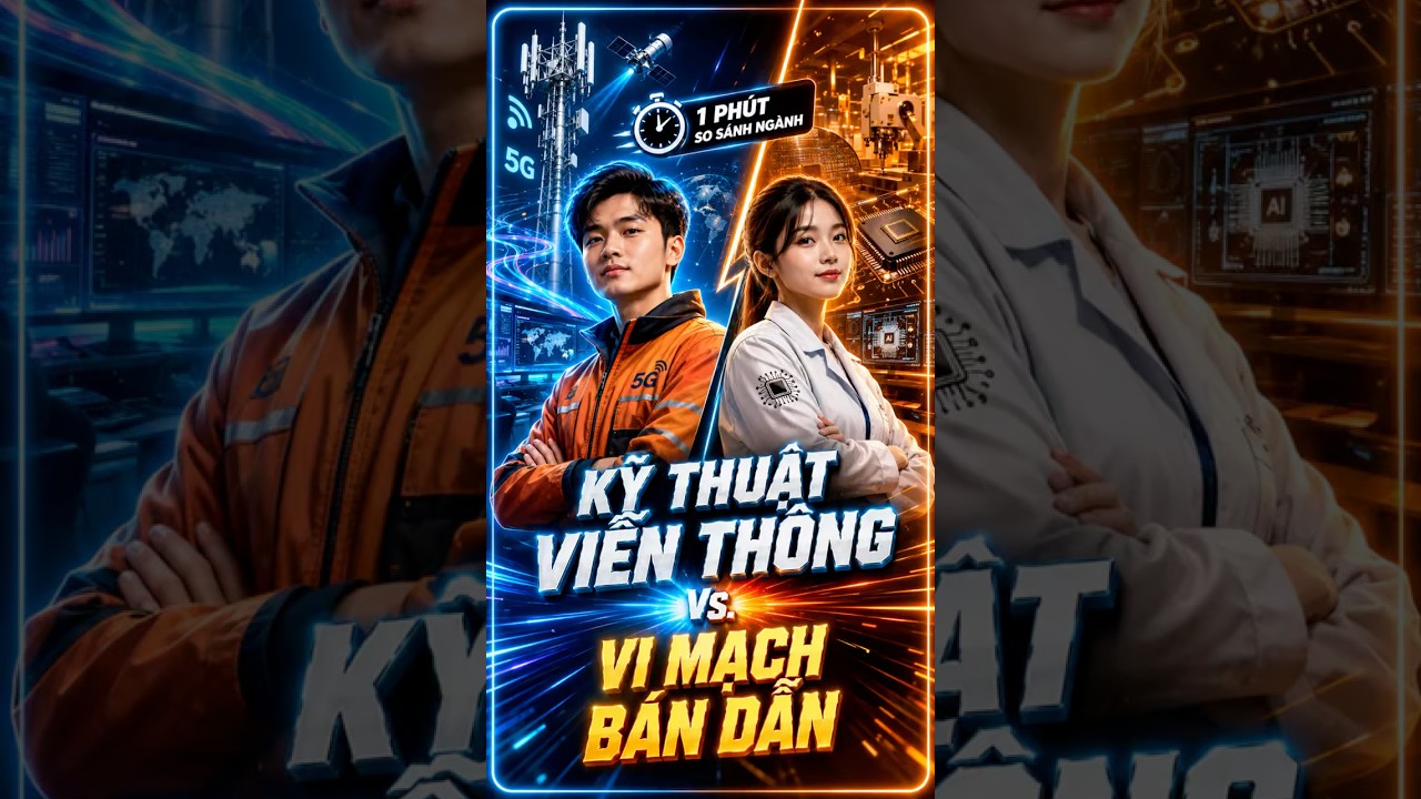 So sánh ngành Kỹ thuật Viễn thông và Vi mạch Bán dẫn