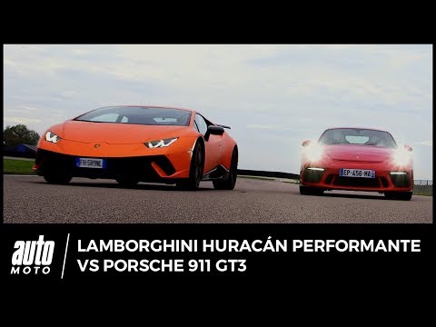 Lamborghini Huracán Performante vs Porsche 911 GT3 : The Voice Cars