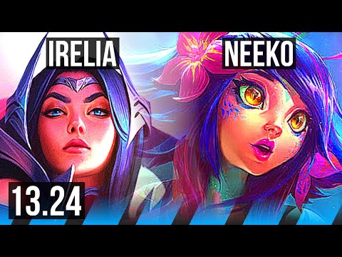 IRELIA vs NEEKO (MID) | 1200+ games, 1.4M mastery, 6/1/1, Dominating | KR Grandmaster | 13.24
