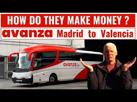 Como eles sobrevivem??Muito lento, muito caro??AVANZA ônibus Madrid para Valência.