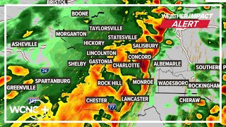 LIVE RADAR | Severe thunderstorm warnings in Charlotte, NC area | Weather Impact Alert