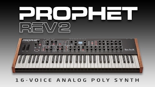Prophet Rev2  16-voice Analog Poly Synth- Official Intro