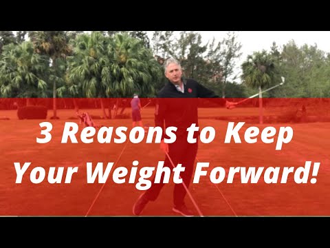 3 Reasons to Keep Your Weight Forward | Stack and Tilt Golf Lessons | PGA Golf Pro Jess Frank