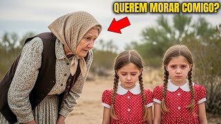 IDOSA POBRE ADOTA GÊMEAS PERDIDAS NO DESERTO — E O QUE ACONTECE DEPOIS É EMOCIONANTE.