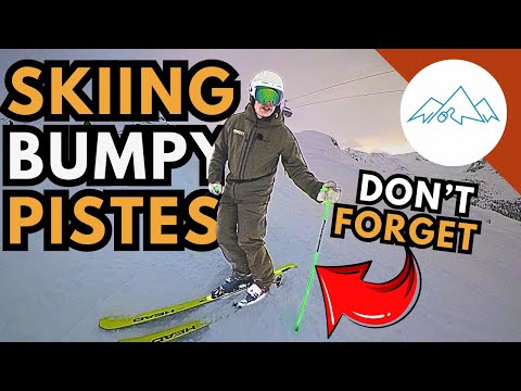 How to ski with flow | How to ski bumps or chopped up snow | Proper skiing technique