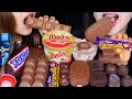 ASMR TWIX ICE CREAM SUNDAE SNICKERS CHOCOLATE DRINK CADBURY CARAMELLO BAR KINDER EGG TIRAMISU 먹방