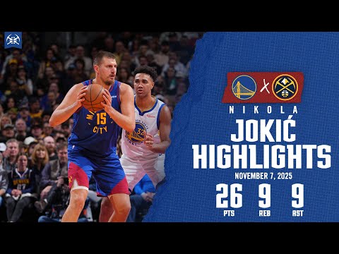 Nikola Jokić 26-Point Game | Game Highlights vs. GSW