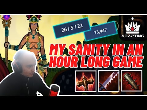 CAN I WIN THIS 60 MINUTE GAME WITH 26 KILLS 70K DAMAGE  AWILIX GM RANKED PRO JUNGLE PLAYER