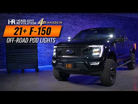 2021+ F-150 4Banger Pod Lights A-Pillar Install and Review | Headlight Revolution
