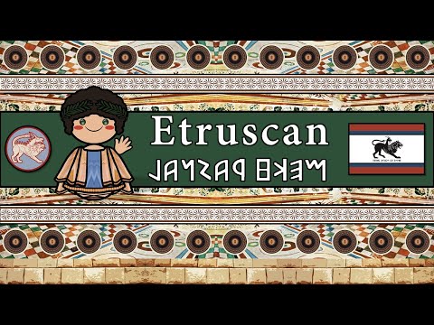 The Sound of the Etruscan language Numbers Words The Pyrgi Tablets