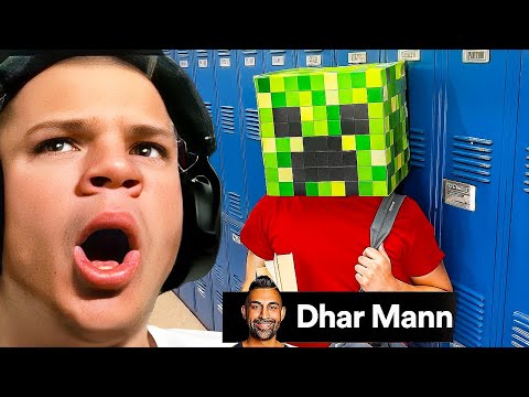 Jynxzi Reacts To Teen Wears MINECRAFT MASK to HIDE FACE | Dhar Mann Studios