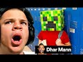 Jynxzi Reacts To Teen Wears MINECRAFT MASK To HIDE FACE Dhar Mann Studios